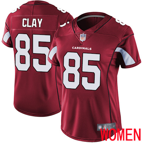 Arizona Cardinals Limited Red Women Charles Clay Home Jersey NFL Football #85 Vapor Untouchable